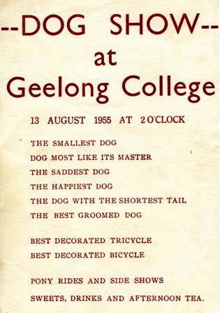 Dog Show Flyer, 1955.
